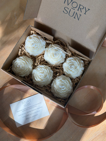 Peony mini / set of 6