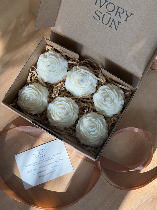 Peony mini / set of 6