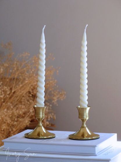 Twisted Narrow Taper / set of 2