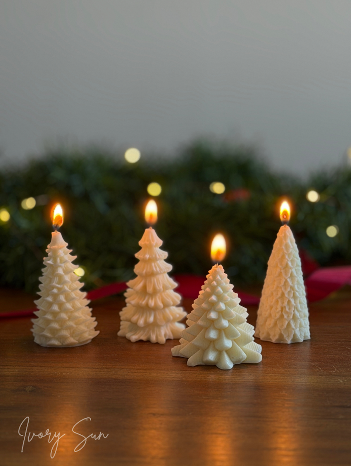 Christmas Tree / set of 4