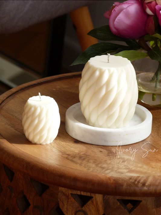 Braid Candle, sculptural candle, soy candle, scented soy candle, essential oils candle, beeswax candle, non toxic candles, decor candles, Sculptural candles Australia
Decorative candles Australia
Beeswax candles Australia
Handcrafted soy candles
Modern candles Australia
Braid candles Australia
Gift ideas for home lovers 
Housewarming gifts Australia
Sculptural Candles
Candles
Candles Australia, home decor