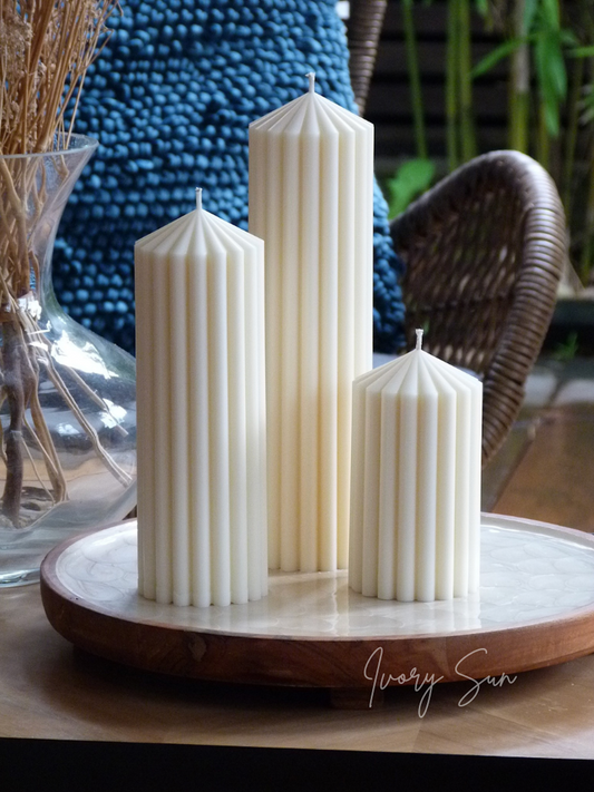 Ivory Sun candles, Pillar candle, pillar candles, sculptural candle, soy candle, scented soy candle, essential oils candle, beeswax candle, non toxic candles, decor candles, Sculptural candles Australia
Decorative candles Australia
Beeswax candles Australia
Handcrafted soy candles
Modern candles Australia
Pillar Candles Australia
Gift ideas for home lovers 
Housewarming gifts Australia
Sculptural Candles
Candles, Candles Australia, Solace Candle, Circus Candle